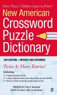 New American Crossword Puzzle Dictionary di Philip D. Morehead edito da PUT