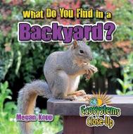 What Do You Find in a Backyard? di Megan Kopp edito da CRABTREE PUB