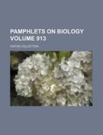 Pamphlets on Biology Volume 913; Kofoid Collection di Books Group edito da Rarebooksclub.com