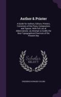Author & Printer di Frederick Howard Collins edito da Palala Press