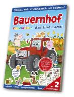 Sticker-Übungsbuch - Bauernhof, Natur edito da Media Verlagsgesellschaft