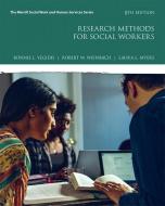 Research Methods for Social Workers di Bonnie L. Yegidis, Robert W. Weinbach, Laura L. Myers edito da Pearson Education (US)