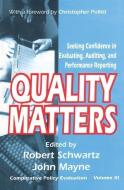 Quality Matters di John Winston Mayne edito da Routledge