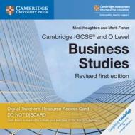 Cambridge Igcse (r) And O Level Business Studies Revised Cambridge Elevate Teacher's Resource Access Card di Medi Houghton, Mark Fisher edito da Cambridge University Press