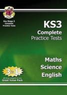 KS3 Complete Practice Tests - Science, Maths and English di CGP Books edito da Coordination Group Publications Ltd (CGP)