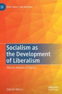 Socialism As The Development Of Liberalism di Satoshi Matsui edito da Springer Nature Switzerland AG