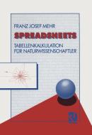 Spreadsheets di Franz Josef Mehr edito da Vieweg+Teubner Verlag