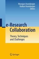 E-research Collaboration di Anandarajan edito da Springer-verlag Berlin And Heidelberg Gmbh & Co. Kg