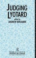 Judging Lyotard edito da Taylor & Francis Ltd