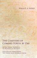 The Chapters of Coming Forth by Day or The Theban Recension of the Book of the Dead - The Egyptian Hieroglyphic Text Edi di Wallis E. A. Budge edito da White Press