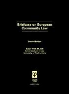 Briefcase on European Community Law di Susan Wolf edito da Routledge Cavendish