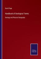 Handbook of Geological Terms di David Page edito da Salzwasser-Verlag