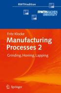Manufacturing Processes 2 di Fritz Klocke edito da Springer-Verlag GmbH