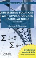 Differential Equations with Applications and Historical Notes di George F. (Colorado College Simmons edito da Taylor & Francis Inc