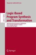 Logic-Based Program Synthesis and Transformation edito da Springer International Publishing