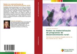 Redes na materialização de programas de desenvolvimento rural: di Suelen De Leal Rodrigues edito da Novas Edições Acadêmicas