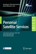 Personal Satellite Services edito da Springer-Verlag GmbH
