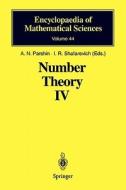 Number Theory IV edito da Springer Berlin Heidelberg