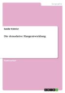 Die denudative Hangentwicklung di Sander Kebnier edito da GRIN Verlag