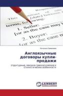 Angloyazychnye Dogovory Kupli-prodazhi di Simonova Natal'ya edito da Lap Lambert Academic Publishing
