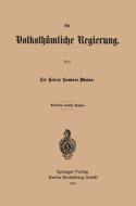 Die Volksthümliche Regierung di Henry James Sumner Maine edito da Springer Berlin Heidelberg