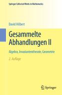 Gesammelte Abhandlungen II di David Hilbert edito da Springer Berlin Heidelberg
