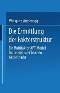 Die Ermittlung der Faktorstruktur edito da Deutscher Universitätsverlag