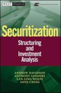 Securitization di Andrew Davidson, Anthony Sanders, Lan-Ling Wolff edito da John Wiley & Sons