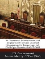Va Vocational Rehabilitation And Employment edito da Bibliogov