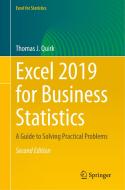 Excel 2019 For Business Statistics di Thomas J. Quirk edito da Springer Nature Switzerland AG