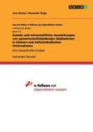Soziale und wirtschaftliche Auswirkungen von gemeinschaftsbildenden Maßnahmen in kleinen und mittelständischen Unternehm di Arne Klomp, Alexander Rings edito da GRIN Verlag