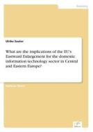 What Are the Implications of the Eu's Eastward Enlargement for the Domestic Information Technology Sector in Central and Eastern Europe? di Ulrike Sauter edito da Grin Verlag