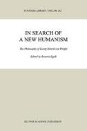 In Search of a New Humanism edito da Springer Netherlands