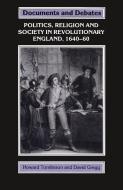 Politics, Religion and Society in England 1640-1660 di David Gregg, Howard Tomlinson edito da MACMILLAN PUB CO