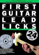 First Guitar Lead Licks [With First Guitar Lead Licks] edito da Wise Publications