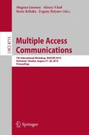 Multiple Access Communications edito da Springer International Publishing