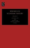 Research in Economic History di Alexander J. Field, Gregory Clark edito da Emerald Group Publishing Limited