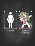 Teacher Dabbing Unicorn: History Teachers Appreciation Notebook Inspirational Gift Composition Notebook College Students di Teacher Dabbing Unicorn, Robustcreative edito da INDEPENDENTLY PUBLISHED