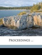 Proceedings ... edito da Nabu Press
