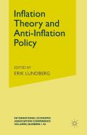 Inflation Theory and Anti-Inflation Policy edito da Palgrave Macmillan