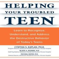 Helping Your Troubled Teen di Cynthia Kaplan, Blaise A. Aguirre, Michael Rater edito da Fair Winds Press