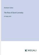 The Rise of David Levinsky di Abraham Cahan edito da Megali Verlag
