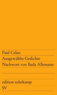Ausgewählte Gedichte di Paul Celan edito da Suhrkamp Verlag AG