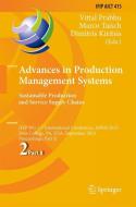 Advances in Production Management Systems. Sustainable Production and Service Supply Chains edito da Springer Berlin Heidelberg