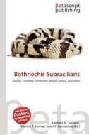 Bothriechis Supraciliaris edito da Betascript Publishing