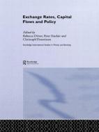 Exchange Rates, Capital Flows and Policy edito da Taylor & Francis Ltd