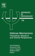 Defense Mechanisms: Theoretical, Research and Clinical Perspectives edito da ELSEVIER