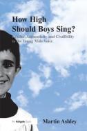 How High Should Boys Sing? di Martin Ashley edito da Taylor & Francis Ltd