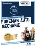 Foreman Auto Mechanic di National Learning Corporation edito da National Learning Corp