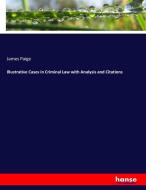 Illustrative Cases in Criminal Law with Analysis and Citations di James Paige edito da hansebooks